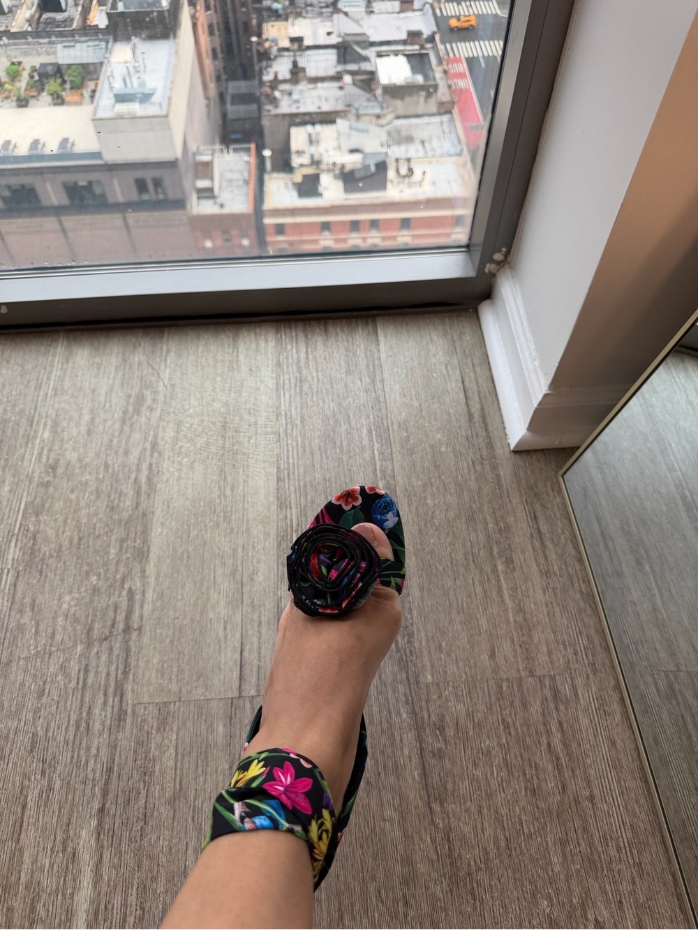 Nine West Floral Multicolor Ankle-Tie Block Heels - Picture 10 of 10